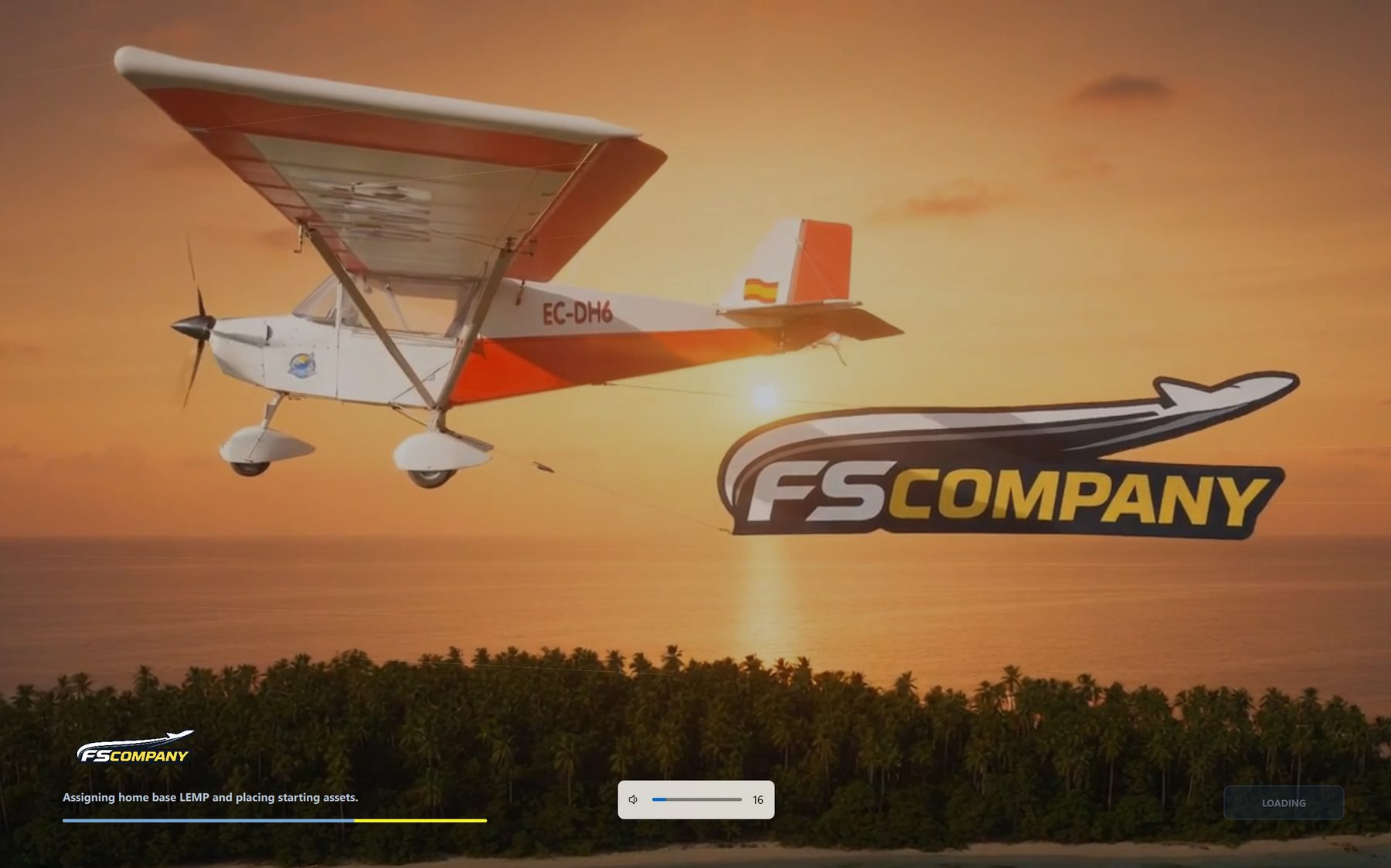 FSCompany start screen